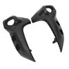 Pair of Front Nose Side Headlight Fairing Black Head Lamp Panel Fairing Replacement for FZ6 FZ‑6N 2004 to 2009