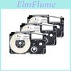 Tape Xr6yw Label 3packs Xr 6we 6mm Black On White Label Ribbons Compatible For Label Printer Kl8100 Kl100 Kl120 Kl60 Kl750
