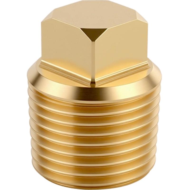 Marine Drain Replacement Part 1/2 in Pipe Thread Male Fitting, Metal 2 Pack with Wrench Flat Base for Water Tanks, Roller Openings, and Service Work