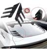 Adesivo Decorativo per Lunotto Posteriore Auto Articolo Accessorio Spoiler Laterale Splitter Rivestimento Griglia Triangolare Parasole Finestrino Parabrezza Per Auto