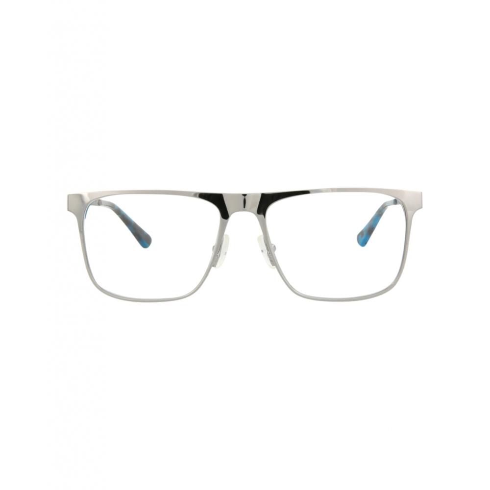 

McQ Alexander McQueen Square Frame Metal Optical Frames ruthenium black transparent