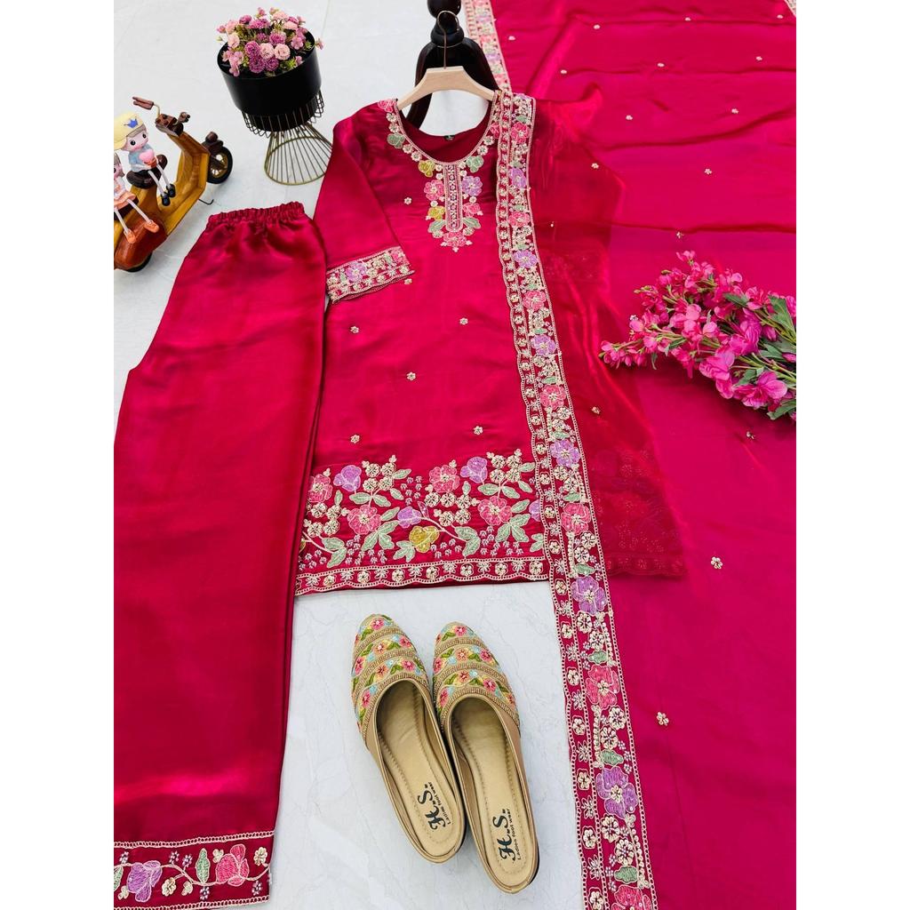 Indian Pakisatni Bollywood Salwar Kameez Beautiful Desigenr Ethnic Palazzo Suit