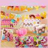 Delightful Donuts Theme Party Supplies For Kids Birthday With Plates Cups And Decor