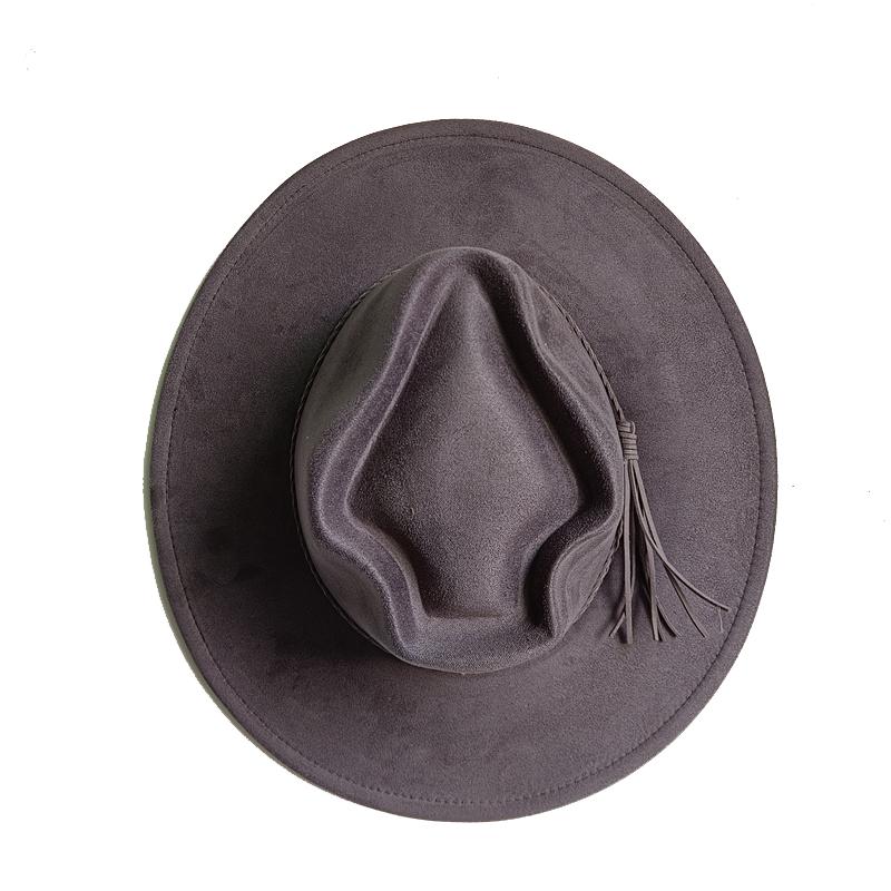 Dark blue Suede Hat LOVE Fashion 2026 New Autumn/Winter Collection Unisex Felt Fedora Hat Classic Church Hat Women's Sun Hat