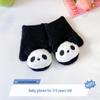 Hand-Knitted Panda Plush Mittens: Cute Chinese-Style Lanyard Bag for Boys & Girls (Autumn/Winter)