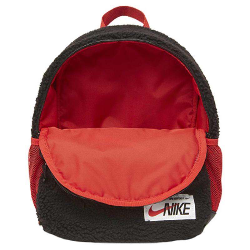 Nike Fabric Backpack Men's Black/Red Lightweight Casual FD4458-010