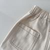 Baby Boys' Solid Color Casual Jeans - Korean Style, Soft & Versatile for Spring/Autumn