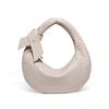 Large capacity woven shoulder women's bag lazy wind trend crescent moon dumpling bag fashion hand-held armpit bag