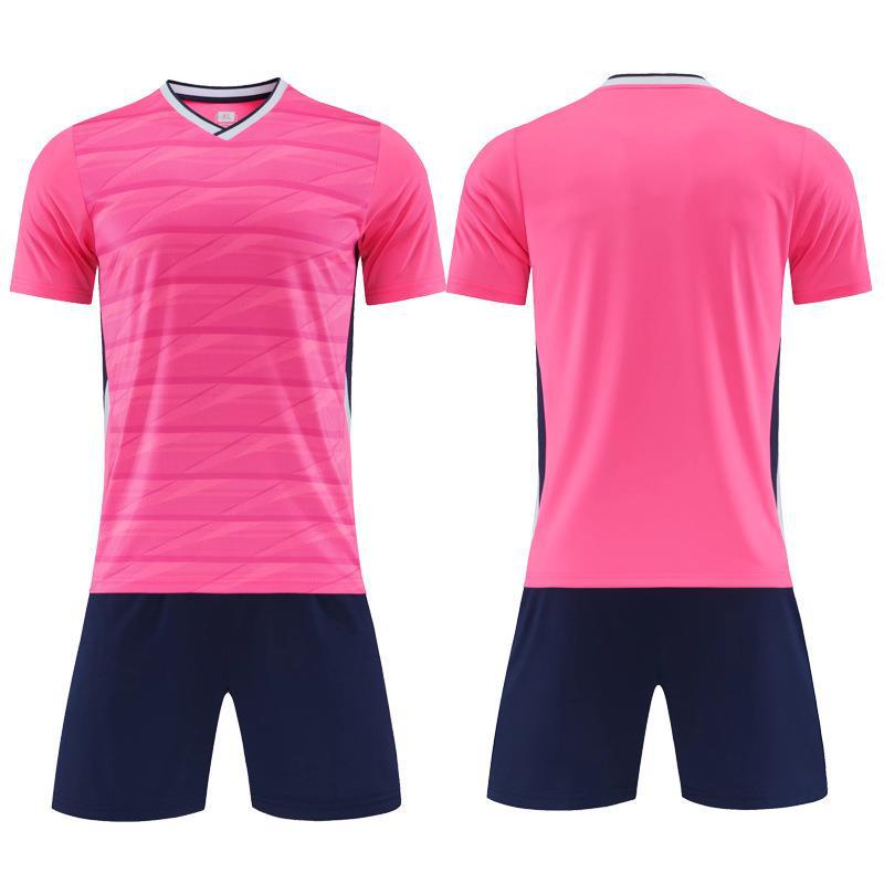 Voetbalpak Mannen Voetbal Sportkleding Kinder Trainingskleding Korte Mouwen Voetbalshirt Team Uniform