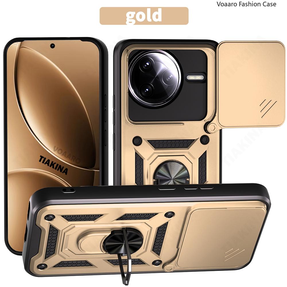 Rotate Slide Lens Funda for Xiaomi Redmi K80 Pro 5G Case for POCO F7 Ultra Armor Case Magnetic Ring Stand Holder Back Cover