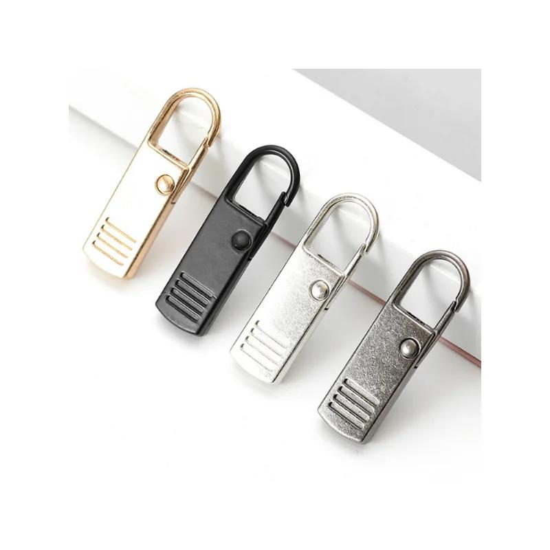 

Слайдер-съемник для мгновенного ремонта молнии, сменный комплект для сломанной пряжки, дорожная сумка, чемодан, головка молнии, сделай сам, швейное ремесло 5PCS