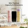 Mini Thermos Cup 120ml/140ml Pocket Cup Stainless Steel Thermal Coffee Mug Vacuum Flask Insulated Hot Water Bottle Kids Gift