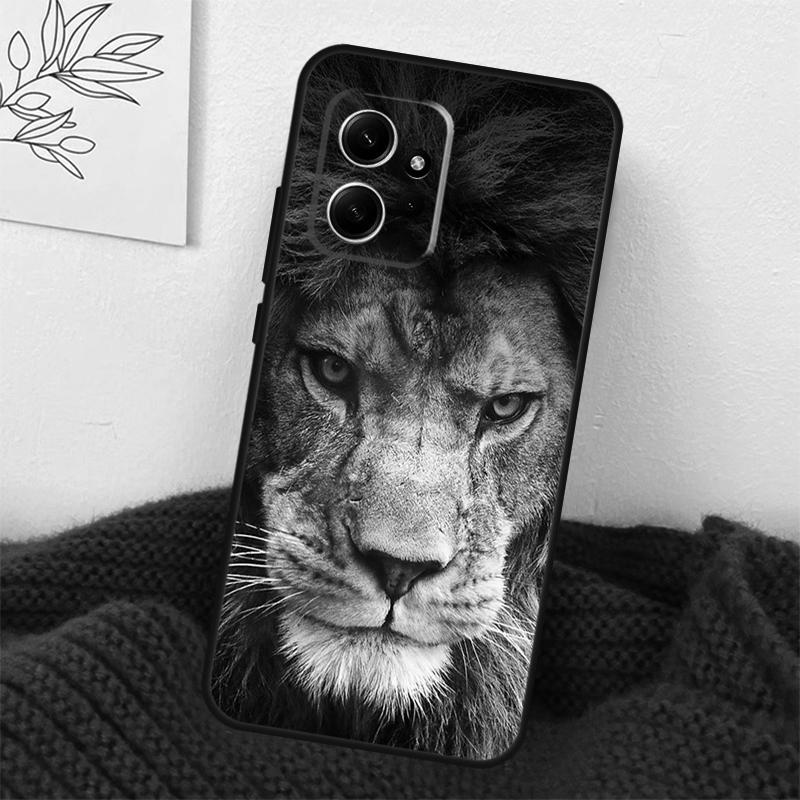 Animal Lion Tiger Case For Xiaomi Redmi Note 14 10 11 12 13 15 Pro Plus Cover For Redmi 15 15C 13C 12C 10C 14C