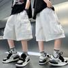 Men's Pants, Children's Summer Work Pants, 2026 New Trend, Boys' Summer Thin Shorts, Young Master's Casual Pants