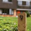 Outdoor Use Metal House Numbers Modern Design House Number Sign  Yard Decoration