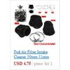 Universal Car High Flow Cold Air Intake Air Inlet Air Intake System Mushroom Head Air Filter Neck 76mm / 70mm / 63.5mm / 60mm