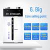 9V Lithium Battery Charger Set with Rechargeable High-Capacity 9V Batteries