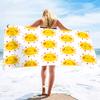 Sun Print Microfiber Beach Towel Large Quick Dry Sand Proof Absorbent Towel for Adult Travel Swimming