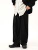 Women's Casual Trousers Plus Size Baggy Straight Wide Leg Pants Vintage Style Clothes Y2k Brown Black
