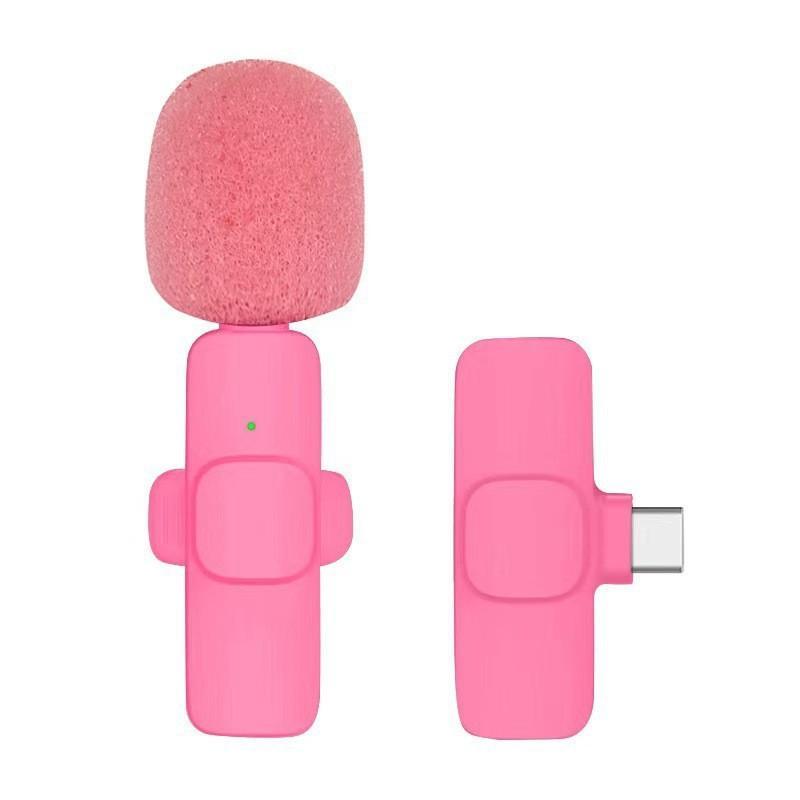 K9 Portable Travel Wireless Lapel Microphone Noise Reduction Universal Mic for Vlogging Interview Live Stream On-the-Go Recording