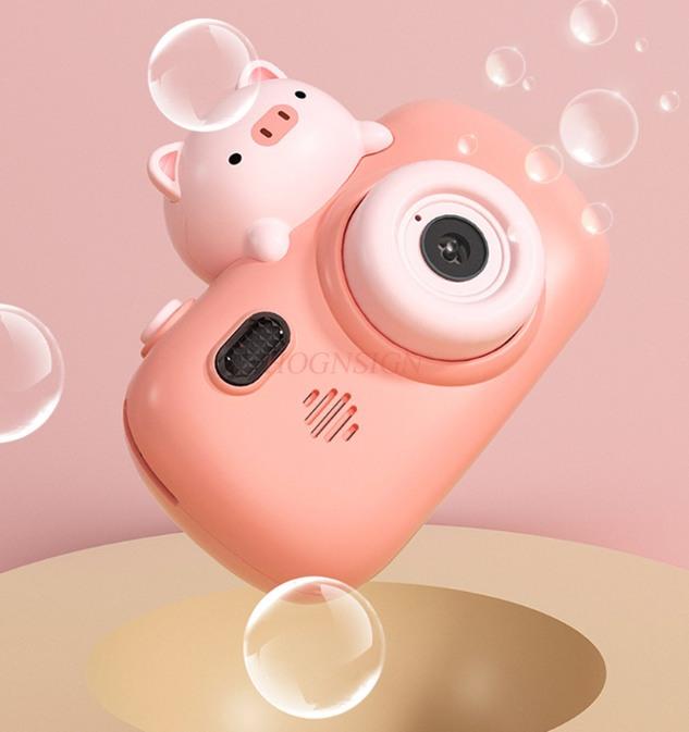 Children'S Bubble Machine Handheld New Fully Automatic Bubble Camera Toy