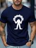 Unisexs Short Sleeve Cotton T Shirt Stickunisex Holding Different Expression Faces Graphic Print Round Neck Loose Daily Outdoor Wear