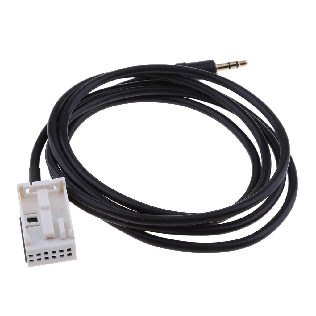MagiDeal Cable Adaptador de Entrada Auxiliar de 3.5 Mm para Peugeot 206 207 307 308