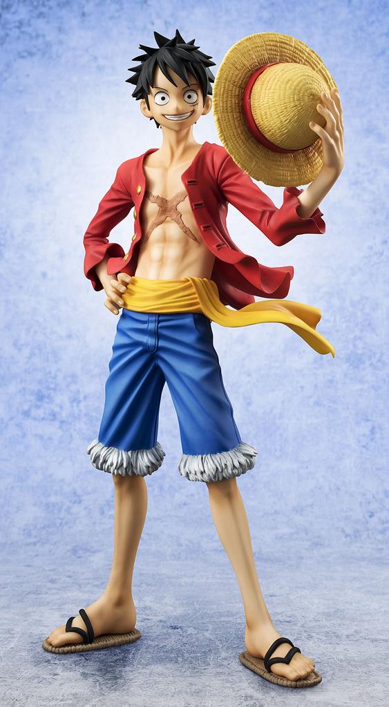 One Piece Sailing Again Monkey Luffy Scale PVC Painted Complete Figure Portrait.Of.Pirates D. Ver.2 1/8