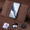 Applicable iPhone 17 pro max Solid Color Strong Magnetic Anti-Skimming Leather Case16E Full protection against falls