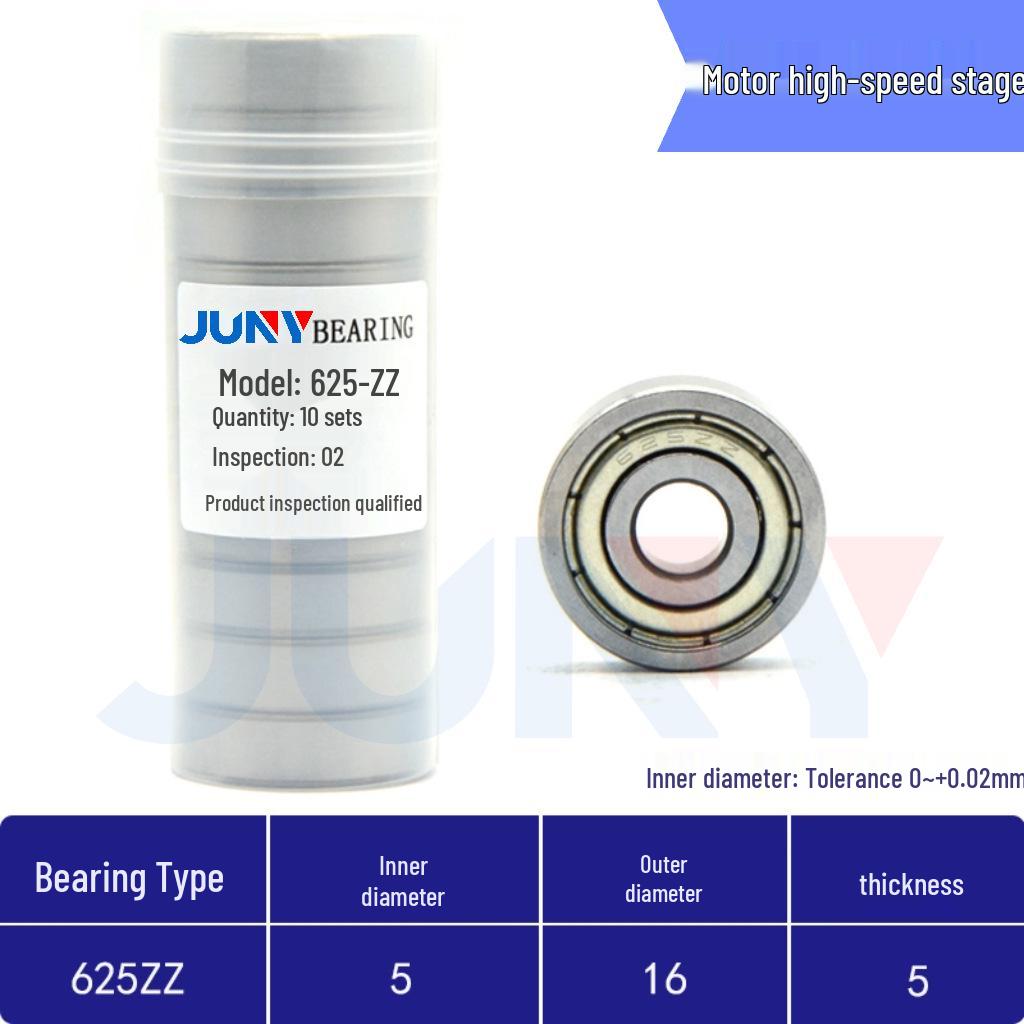 High-Speed Miniature Bearings 623-629 for Toys and Motors (ZZ/RS)