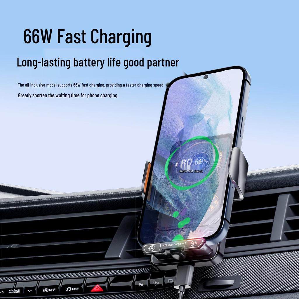 2026 Smart Induction Wireless Charging Car Phone Mount & Navigation Holder
