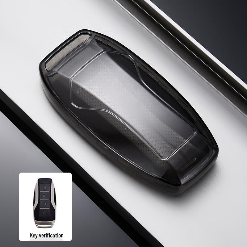 BYD Key Case: TPU Full Coverage Protective Shell for Song Qin PLUS/dmi Dolphin - Anti-Fall Design.