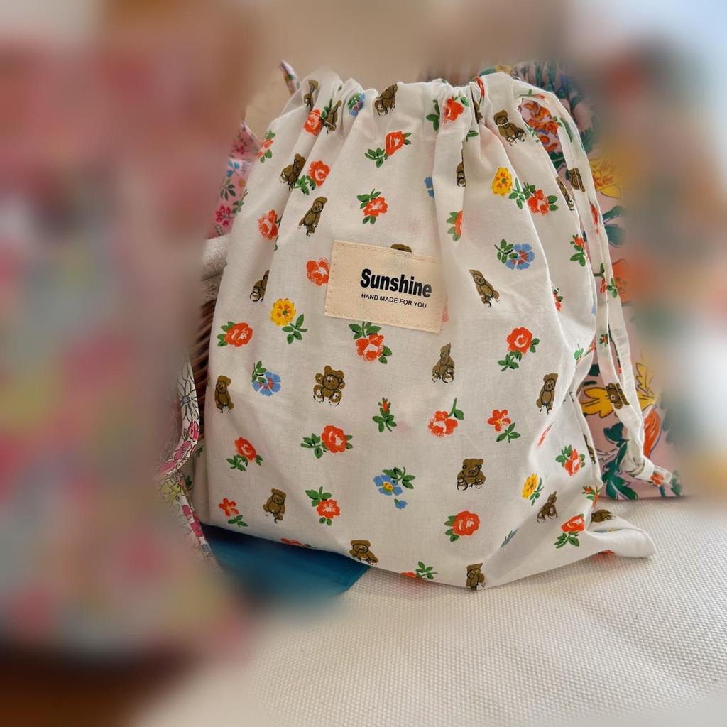 Borsa per scarpe da viaggio da donna alla moda Borsa per cosmetici portatile con coulisse Borsa per vestiti di qualità Custodia per trucco