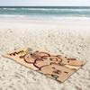 1pc Capybara Family Towel, Beach Wrap Shawl Bath, Soft Absorbent Microfiber, Quick-Drying for Beach Pool Home & Daily Use