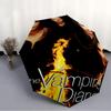 1pc The Vampire Diaries1 Umbrella, Sun Protection, And UV Shielding. It Has Eight Sturdy Ribs for Outdoor Use And Perfect Gift