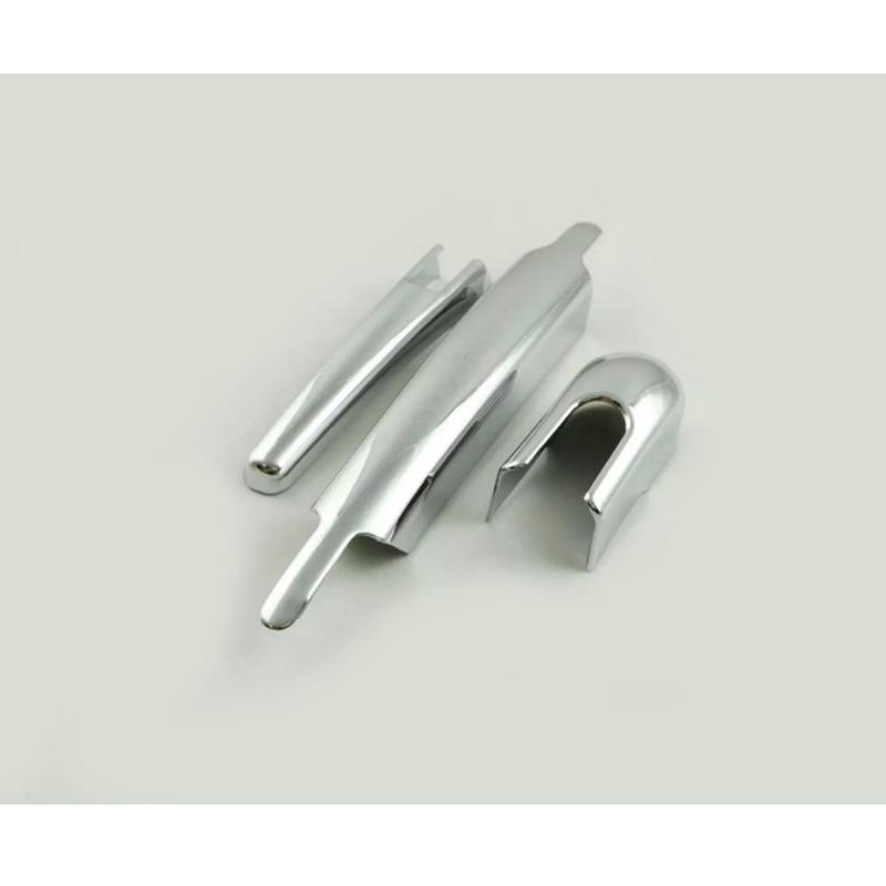 For Jeep Renegade 2016 2017 2018    Car ABS Chrome Car Rear Back Glass Wiper Wash Nozzle Frame Trim Tail Window Trim