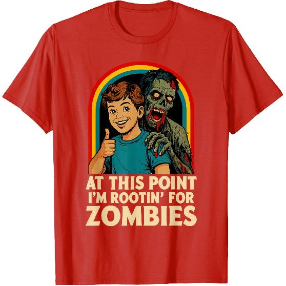 Zombie Men Women Kids Funny Halloween T-Shirt