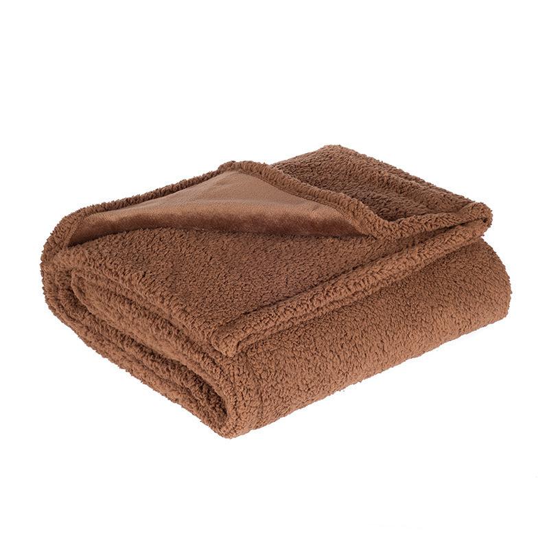 100×145cm Waterproof Pet Flannel Blanket, Thick Warm Urine Proof Dog Sleeping Pad, Leakproof Washable Pet Bed Mat