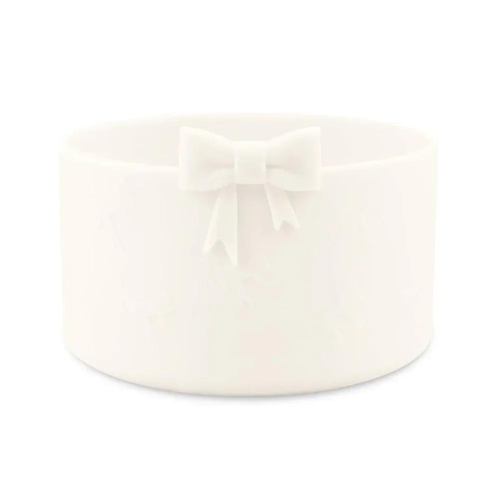 Hot Silicone Cup Cover Anti Slip and Heat-insulating Cup Cover Butterfly Bow 7.5CM/12-40oz Universal Cup Cover Base
