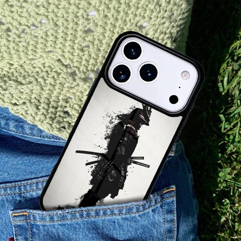 Japan Samurai Ninja Ronin Phone Case Cover Compatible with for IPhone 17air 16e 15 14 13 12 11Pro Max 17 Air