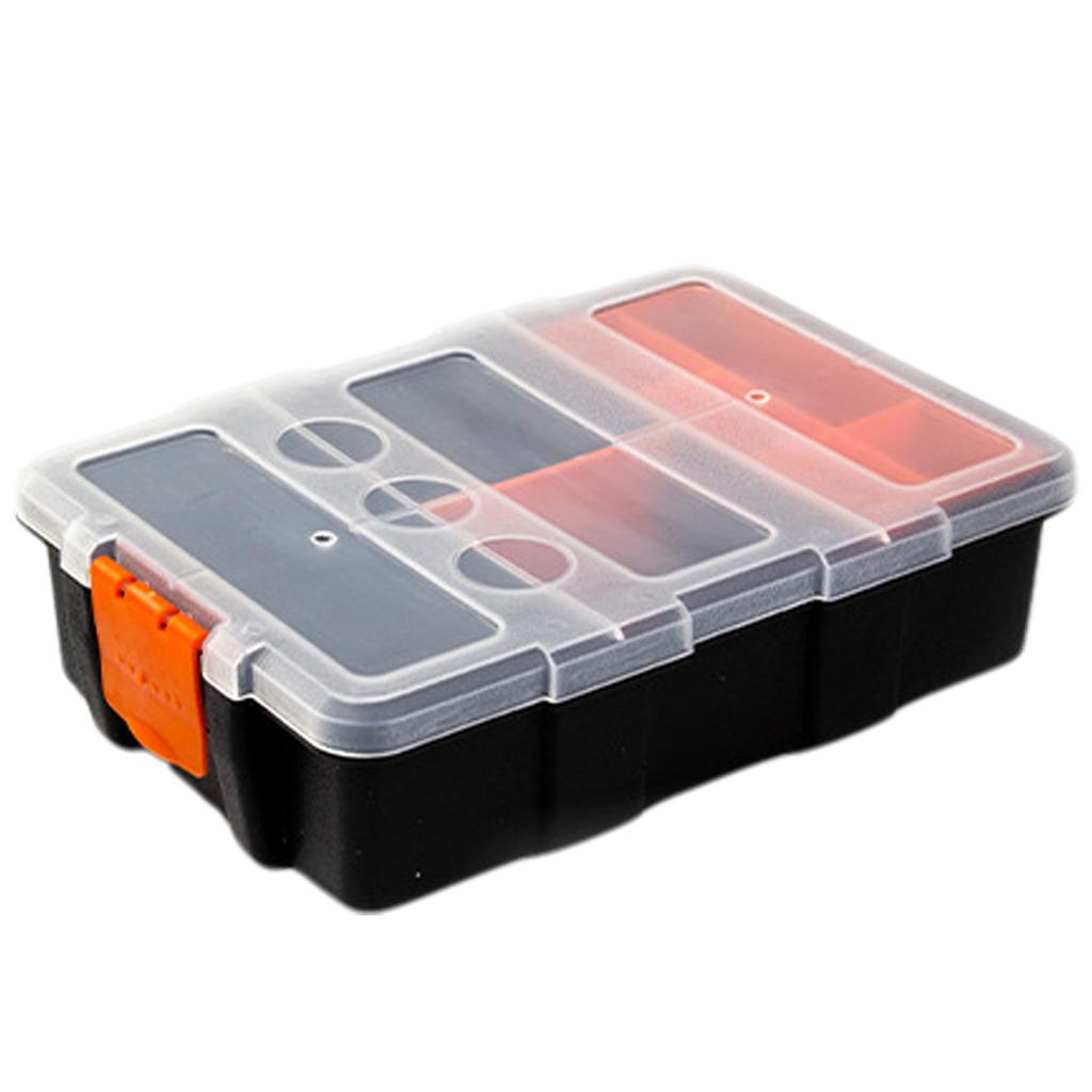 Portable Screw Box Organiser With Adjustable Dividers For Tools Screw Organiser Storage Box Nails