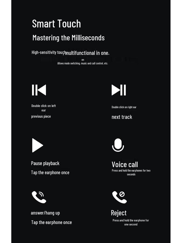 Grenzüberschreitendes DX-08/07 E-Sports TWS Drahtloses Bluetooth 5.3 Headset mit Ultralanger Akkulaufzeit