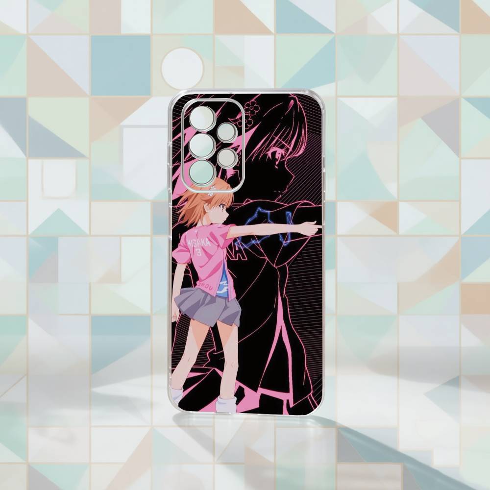 

Mikoto Misaka Phone Case For Samsung S25,S24,S21,S22,S23,S30,Ultra,S20,Plus,Fe Transparent Cover Samsung S20lite