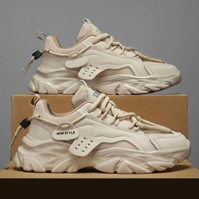 Mens Running Shoes Breathable Comfortable Sneakers Men Tennis Trainers Lightweight Casual Sports Shoes Male Lace-up Anti-slip