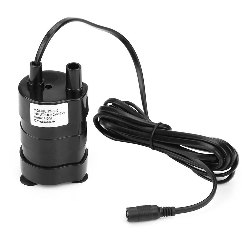 Mini Pompă de Apă Submersibilă DC Fără Perii cu Debit Hidraulic Mare 12V 20 grade Celsius 90 grade Celsius