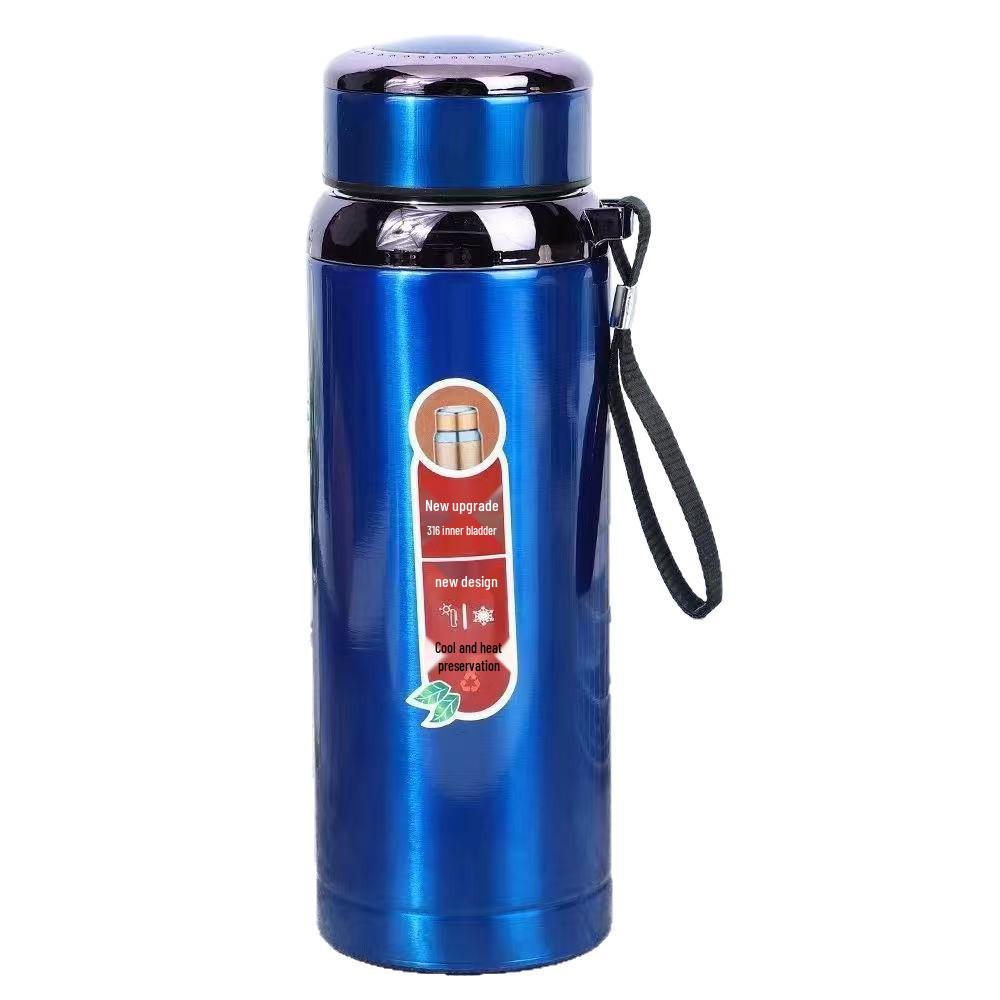 316 Stainless Steel Travel Kettle, Large Capacity, Portable and Insulated for Outdoor Use or Office.