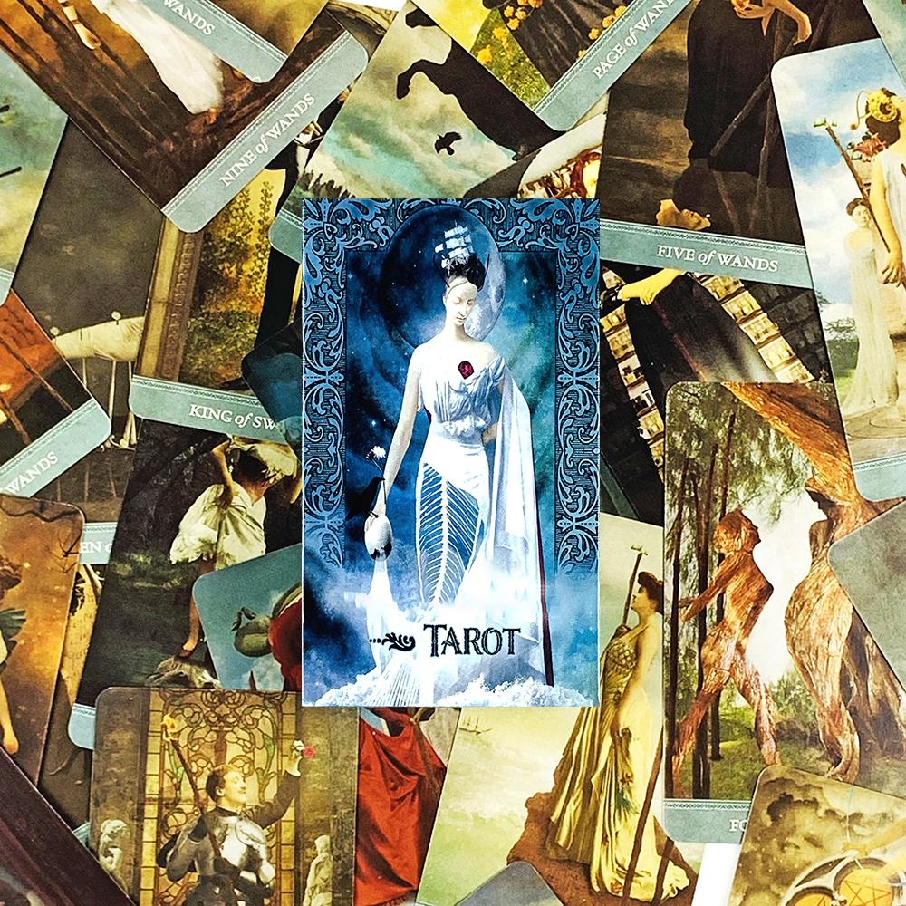 Tarot Oracle Family Leisure Entertainment Gathering Game Cards Divination Board Playing Game,Halloween and Christmas Gifts