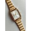 Women's Wristwatch New Fashion Vintage Metal Block Cord Gold Wristwatch