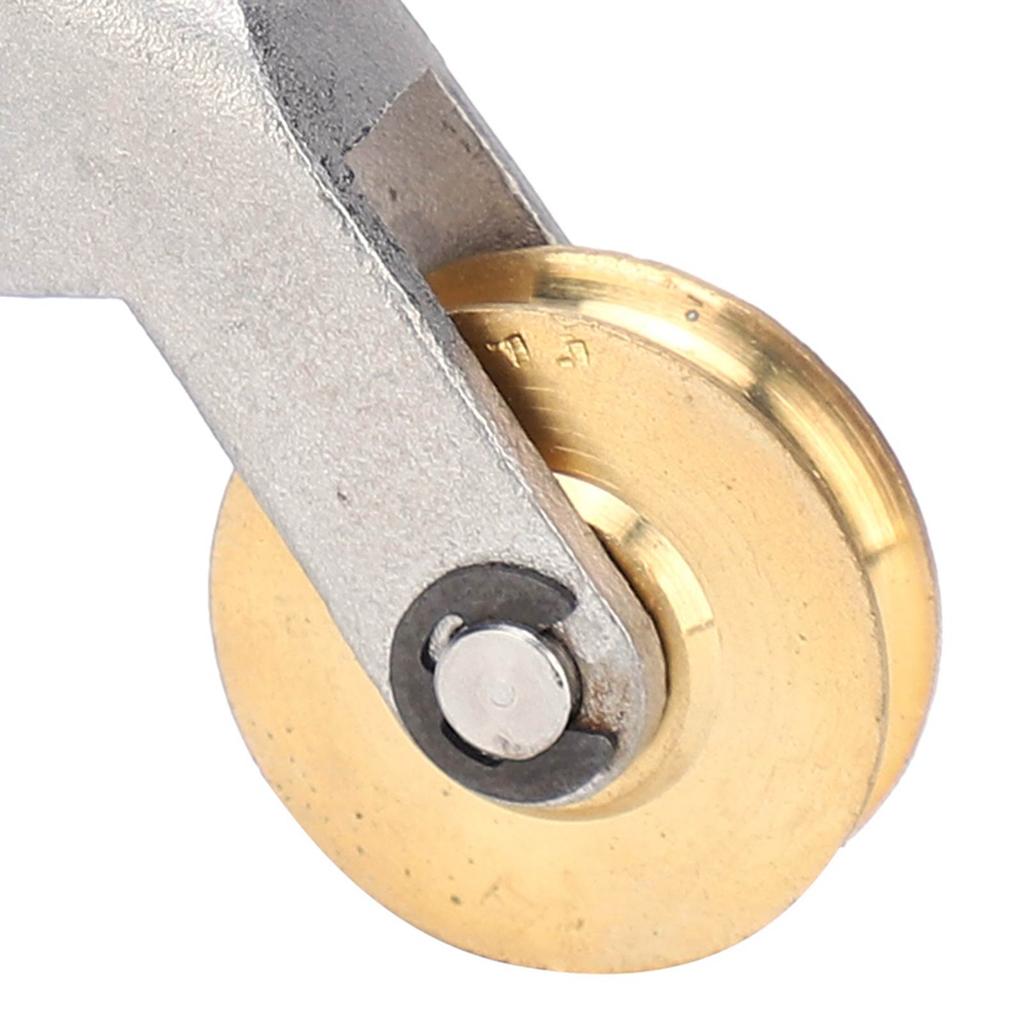 Floor Welding Nozzle Floor Welding Nozzle Round Mouth with Wheel PVC Flooring Welding Nozzle Accessory Flooring Welding Nozzle