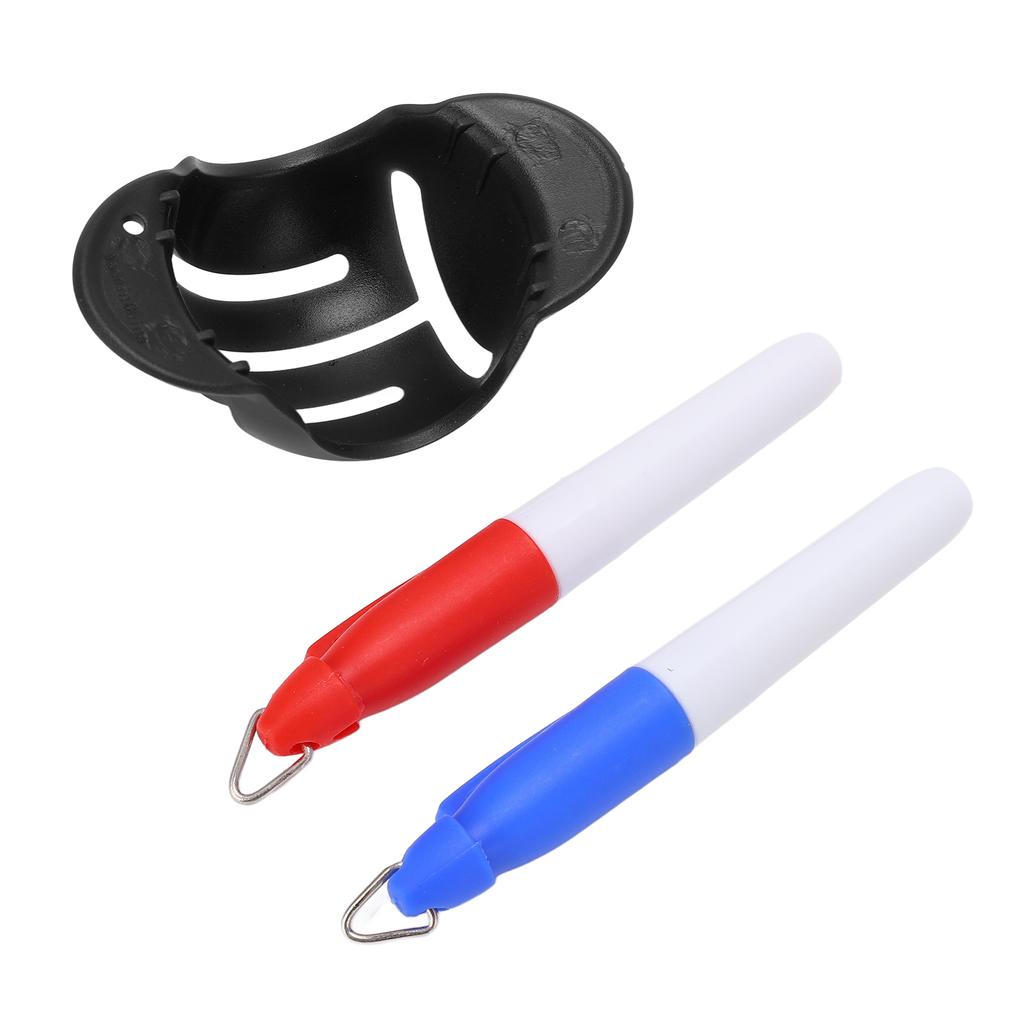 Golf Line Drawing Device Marker Stencil Golf Ball Triple Track 3 Line Marker for AlignmentBlack